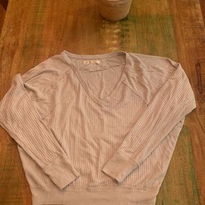 Free People long sleeve waffle knit.